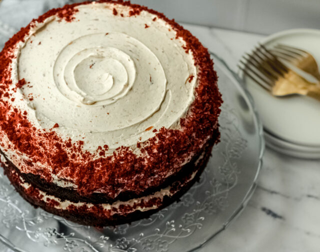 Gluten free strawberry chocolate cake