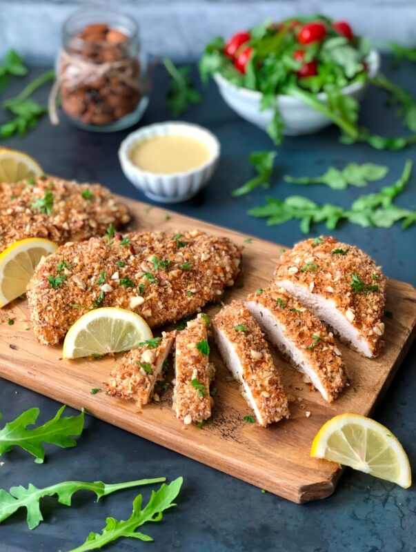 Almond crusted chicken
