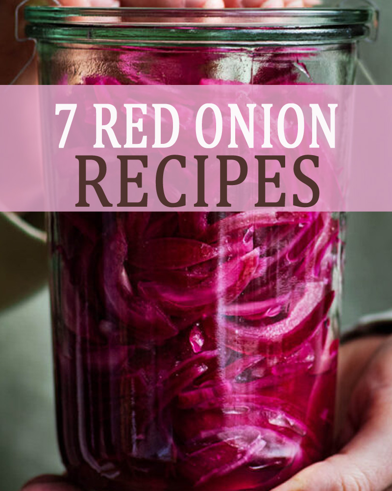 Pickled red onions