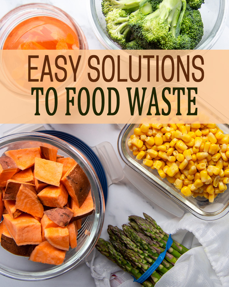 Corn, sweet potato diced, asparagus, broccoli, sliced carrots.