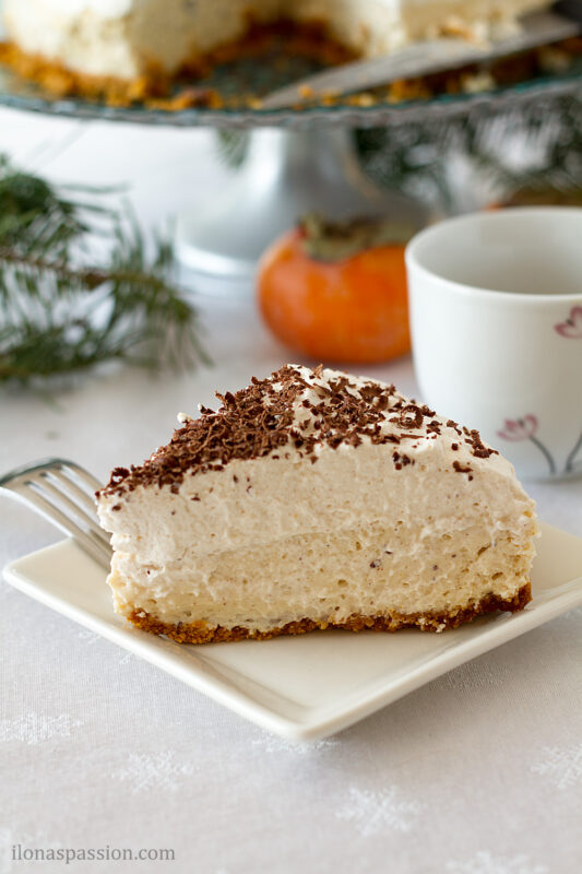 Eggnog cheesecake