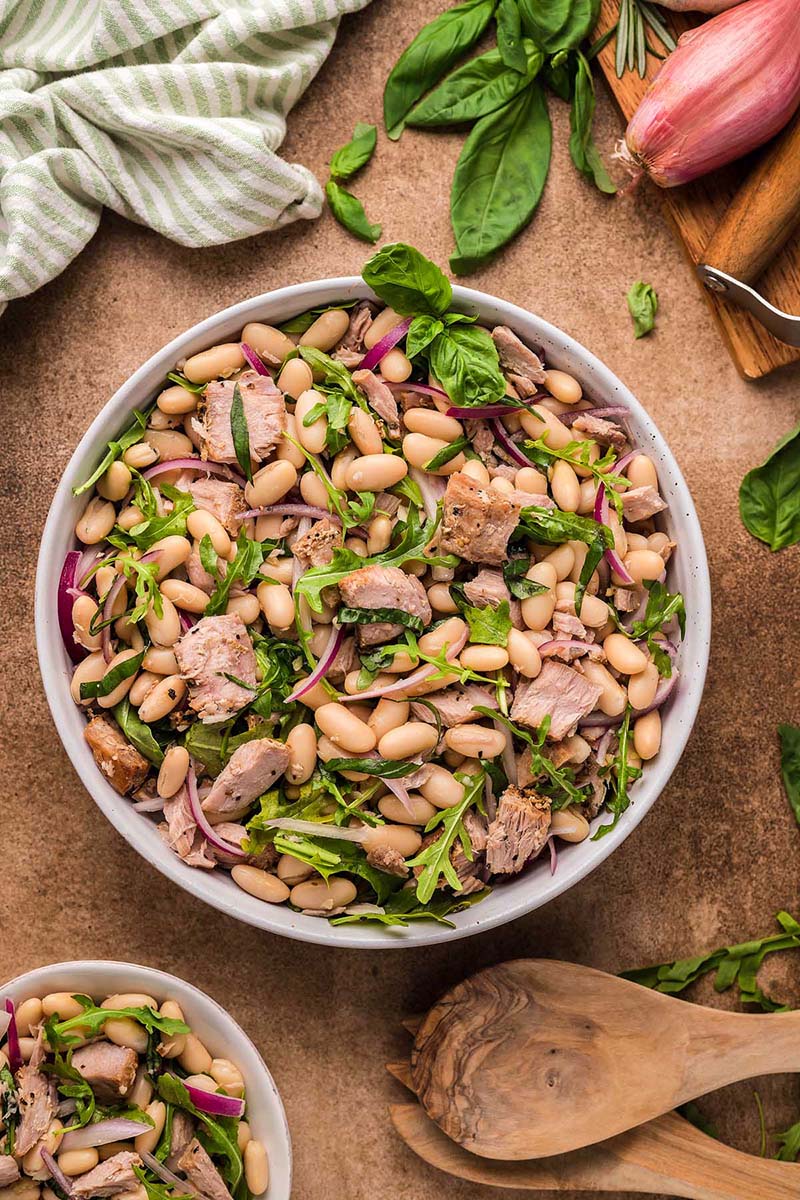 Italian tuna with white beans.