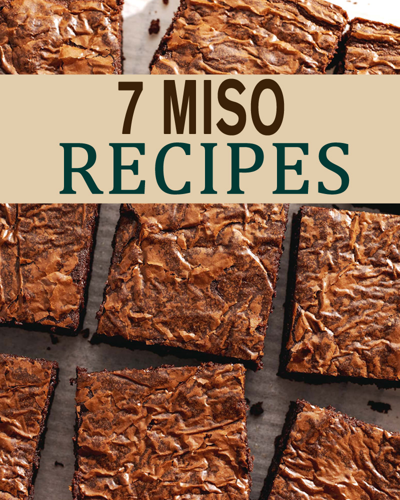 Miso brownies