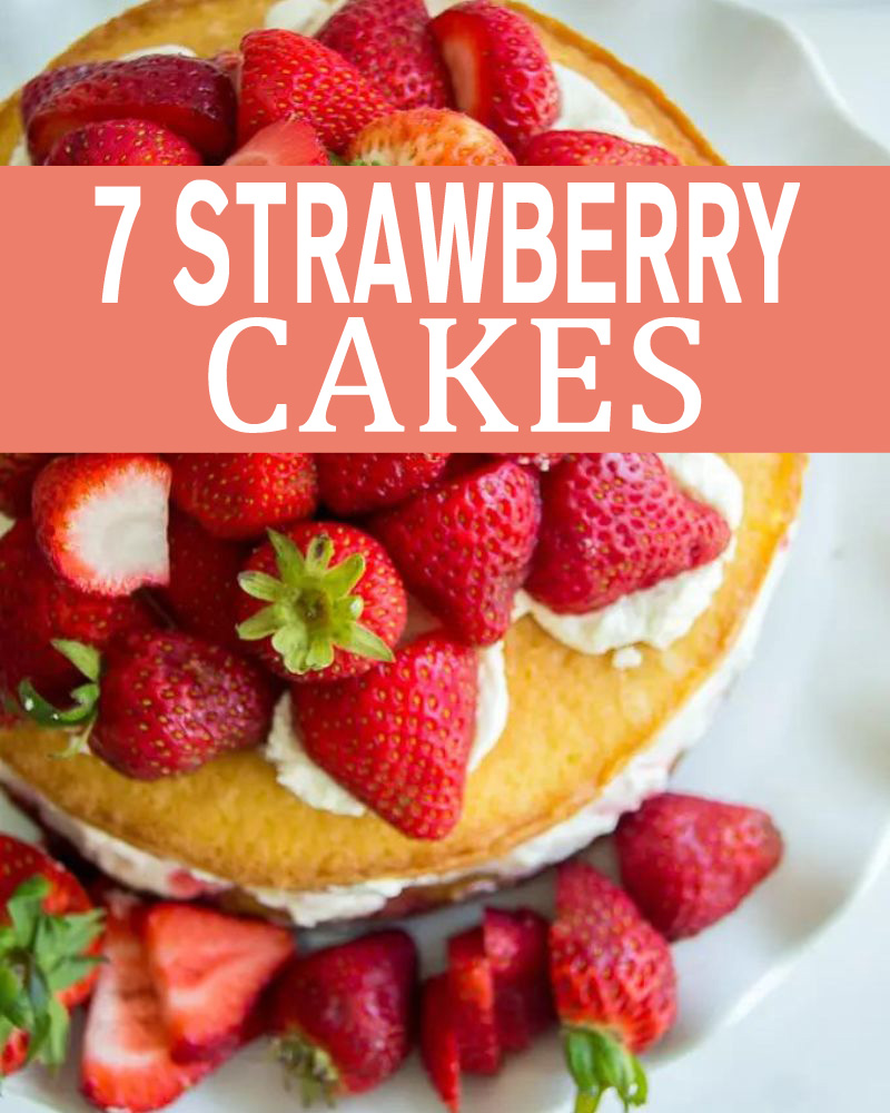 Strawberry cake.