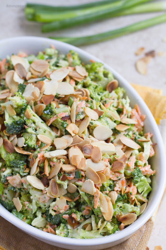 No mayo broccoli salad.