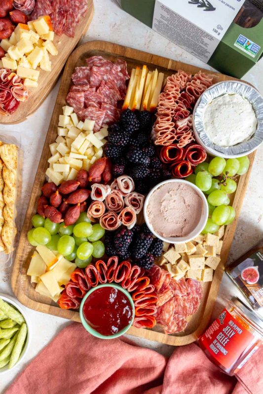 Charcuterie board.