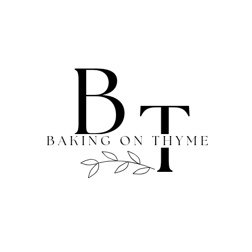 Blog logo: Baking on Thyme.